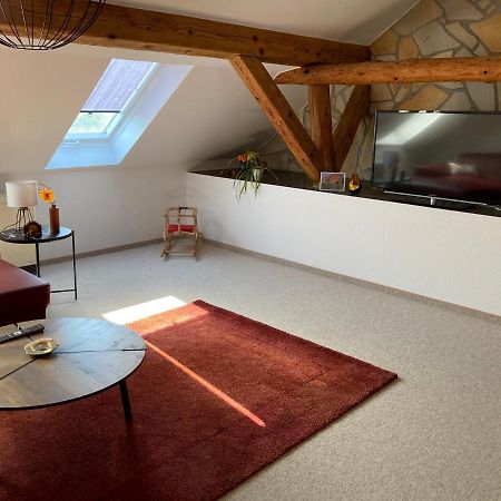 Landhausidyll Apartment Wohn- Und Schlafzimmer Klutz Luaran gambar